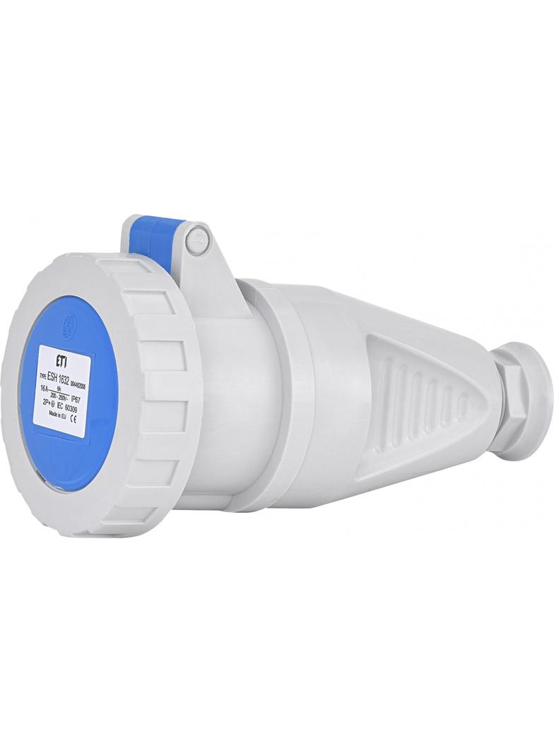 16A 230V 2P+PE Gniazdo przenośne IP67 ESH 1632 004482006 ETI