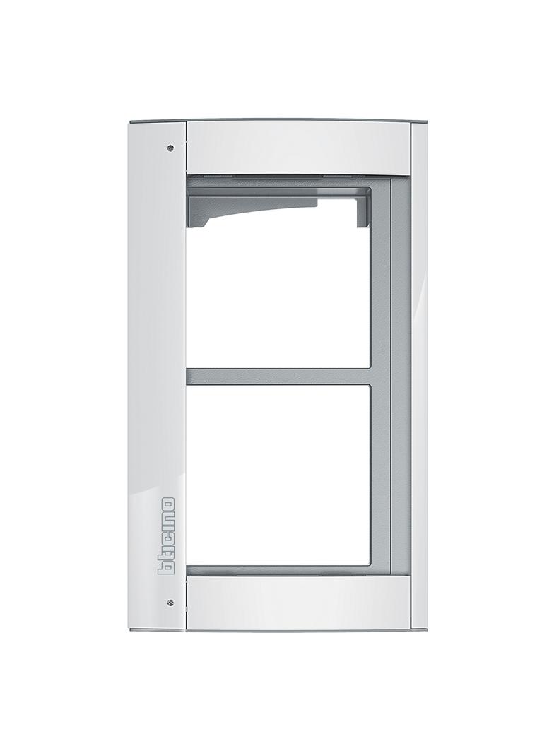 RAMKA Z UCHWYTEM DO PANELI SFERA - 2 MODUŁY - BIAŁA, Bticino