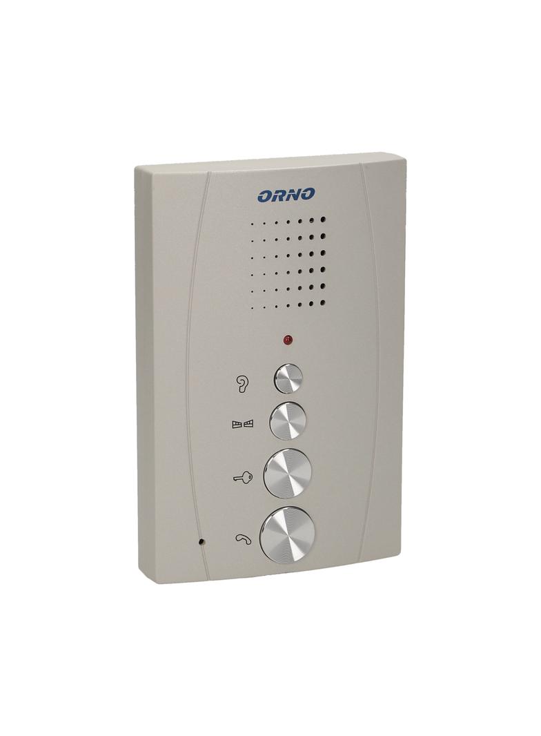 Zestaw domofonowy jednorodzinny z interkomem bezsłuchawkowy szary ELUVIO INTERCOM OR-DOM-RE-920/G OR