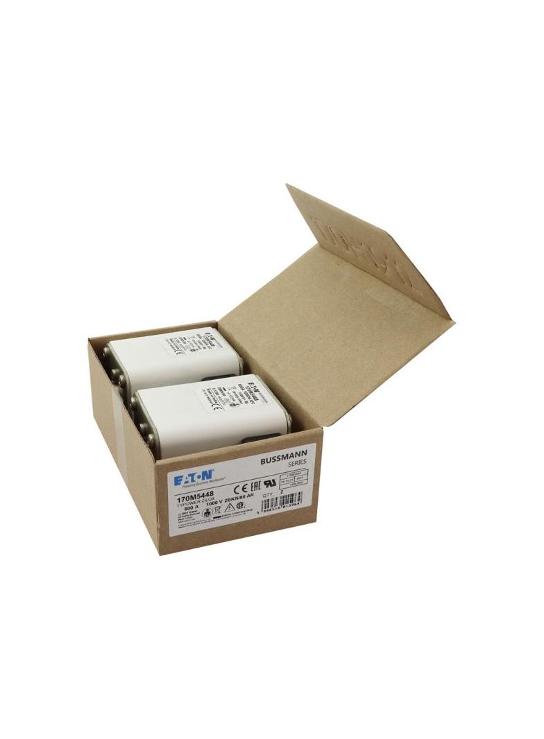 FUSE 800A 1000V 2BKN/80 AR Wkładka szybka 800A AC 1000V rozmiar 2 61x77x81 mm aR IEC UL 170M5448 EAT