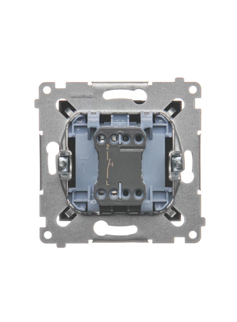 Simon 54 Przycisk pojedynczy zwierny bez piktogramu 16A 250V zaciski śrubowe antracyt DP1A.01/48 KONTAKT