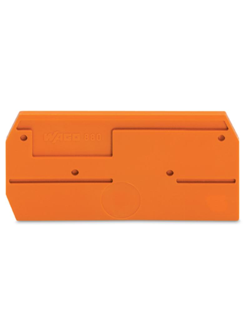 ścianka końcowa pomarańczowa