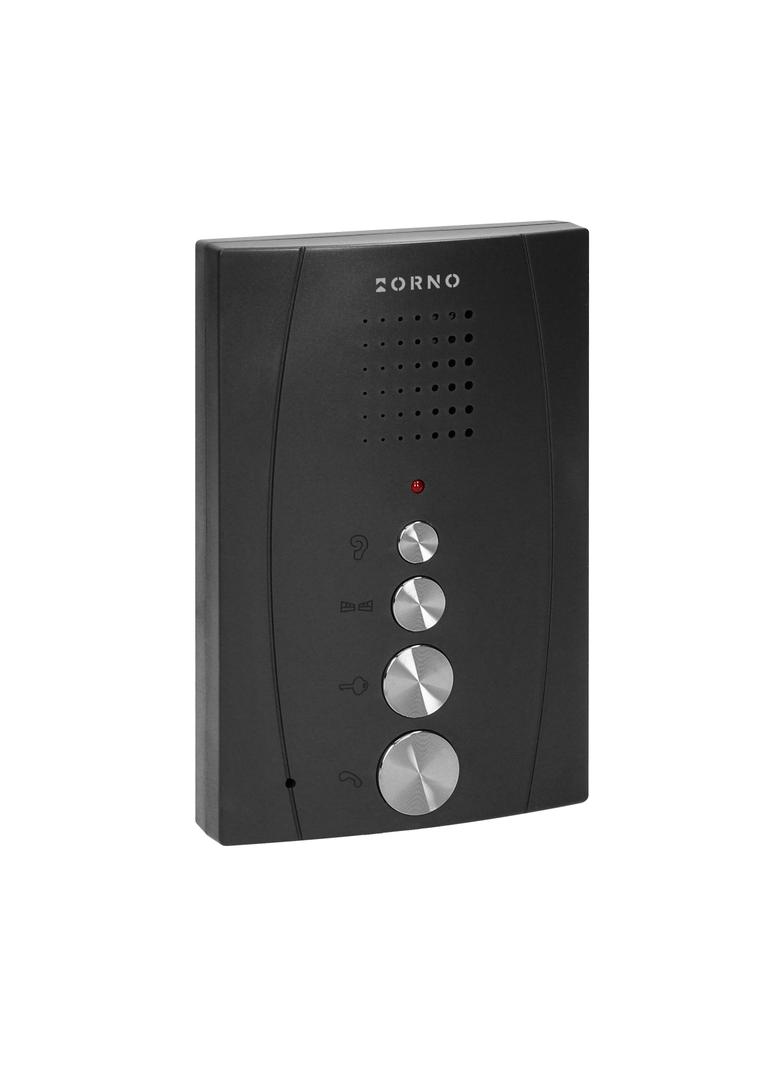 Zestaw domofonowy jednorodzinny bezsłuchawkowy czarny ELUVIO OR-DOM-RE-914/B ORNO