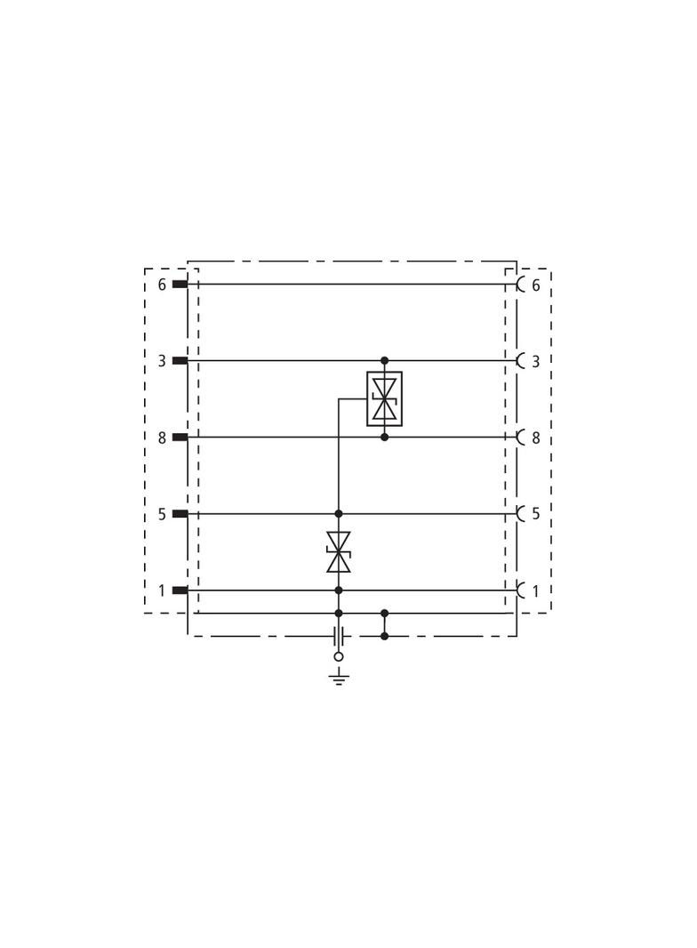 Ogranicznik przepięć FS adapter gniazdo/wtyk D-Sub 9pol, do Profibus-DP/FMS i SINEC L2