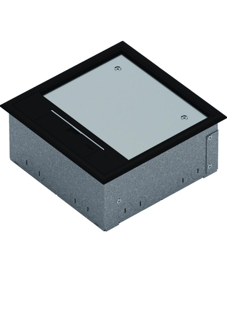 tehalit.VE-EE Zestaw puszka podło-mon IP30 1,5kN Q06 205x205 5mm PA/stal czarny UDKQ069005 HAGER