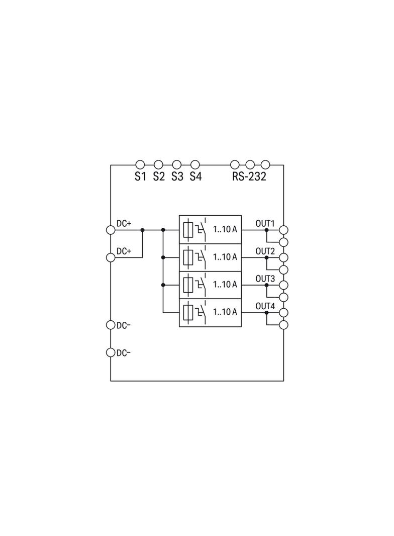 EPSITRON el. wyłącznik nadprądowy 24V DC 4 x 10A WAGO