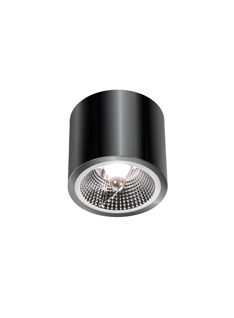 CHLOE AR111 Metalica IP20 okrągła czarny chrom nieruchoma