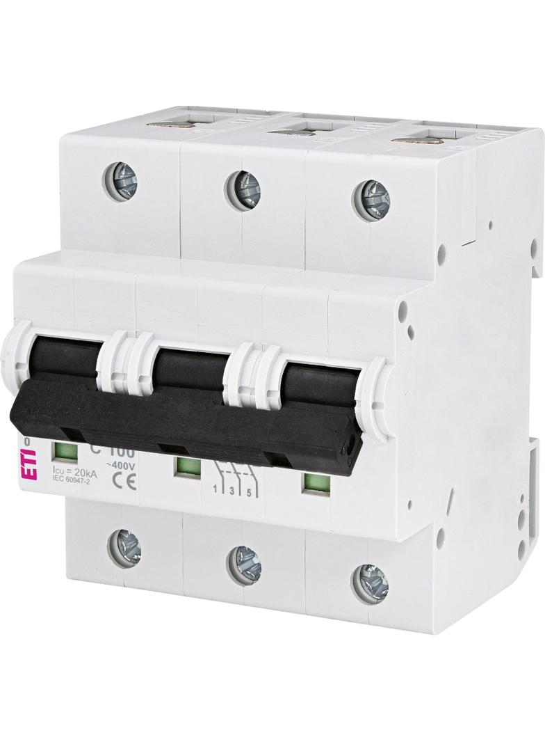 Wyłącznik nadprądowy MAT 10 3P C100A 002135732 ETI