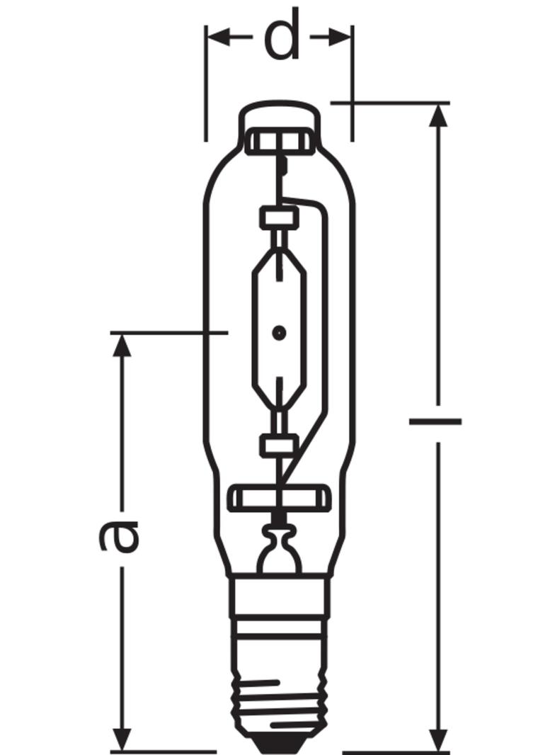 Lampa wyładowcza HQI T 1000W N