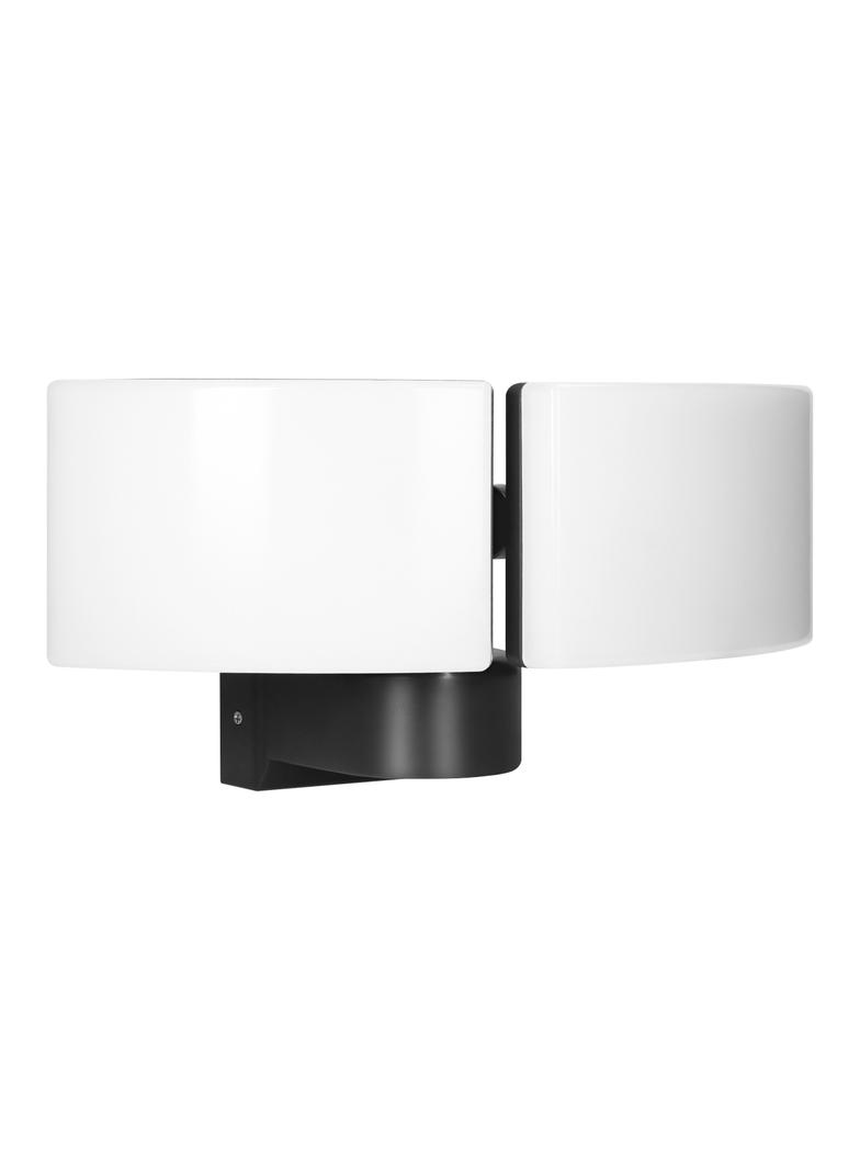 TOS DUO LED 2x20W podwójny naświetlacz ogrodowy, 2x1600lm, IP65, 4000K, PC, czarny