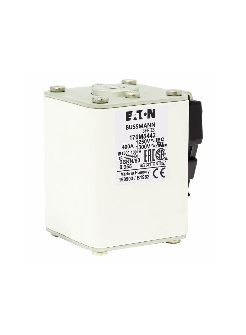 FUSE 400A 1250V 2BKN/80 AR CU Wkładka szybka 400A AC 1250V rozmiar 2 61x77x81 mm aR IEC UL 170M5442
