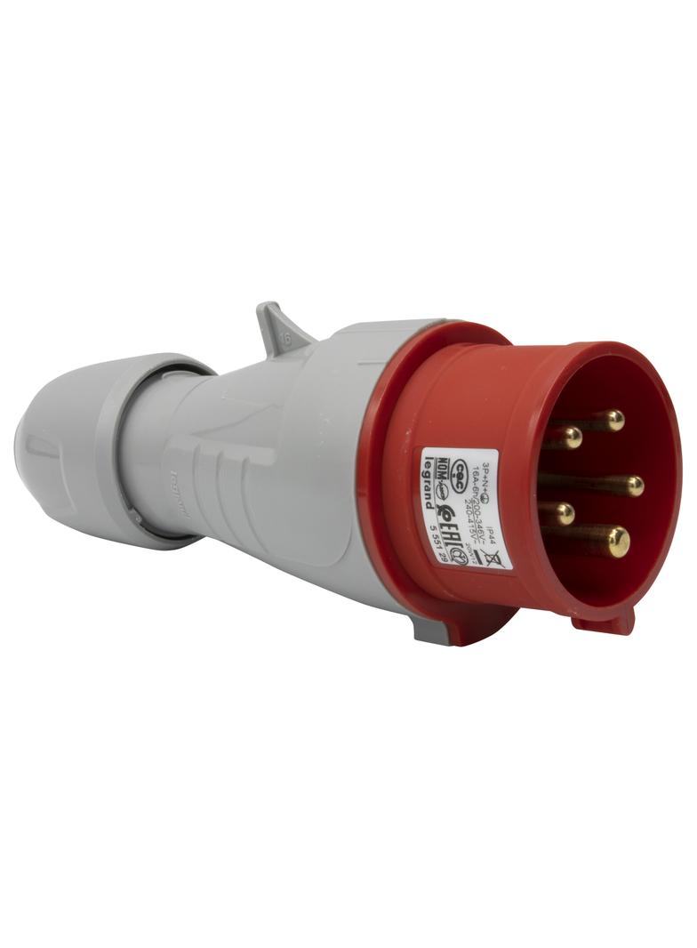 P17 TEMPRA PRO WTYCZKA PRZENOŚNA 16A 3P+N+Z 400V IP44, Legrand