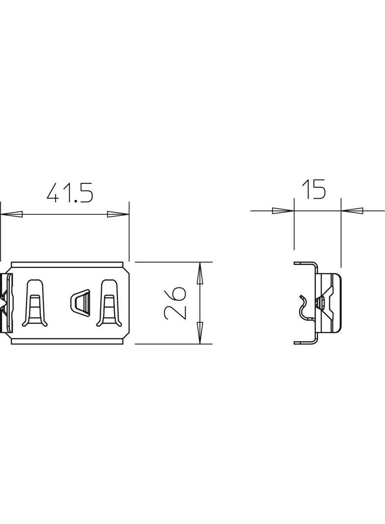KS GR VA4310, ZACISK  RZEGRODY KS GR VA4310