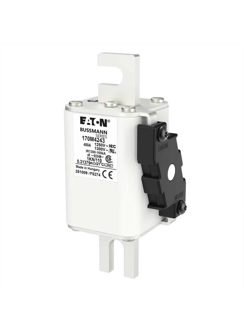 FUSE 400A 1250V 1KN/110 AR CU Wkładka szybka 400A AC 1250V rozmiar 1 53x69x138 mm aR DIN I 170M4243