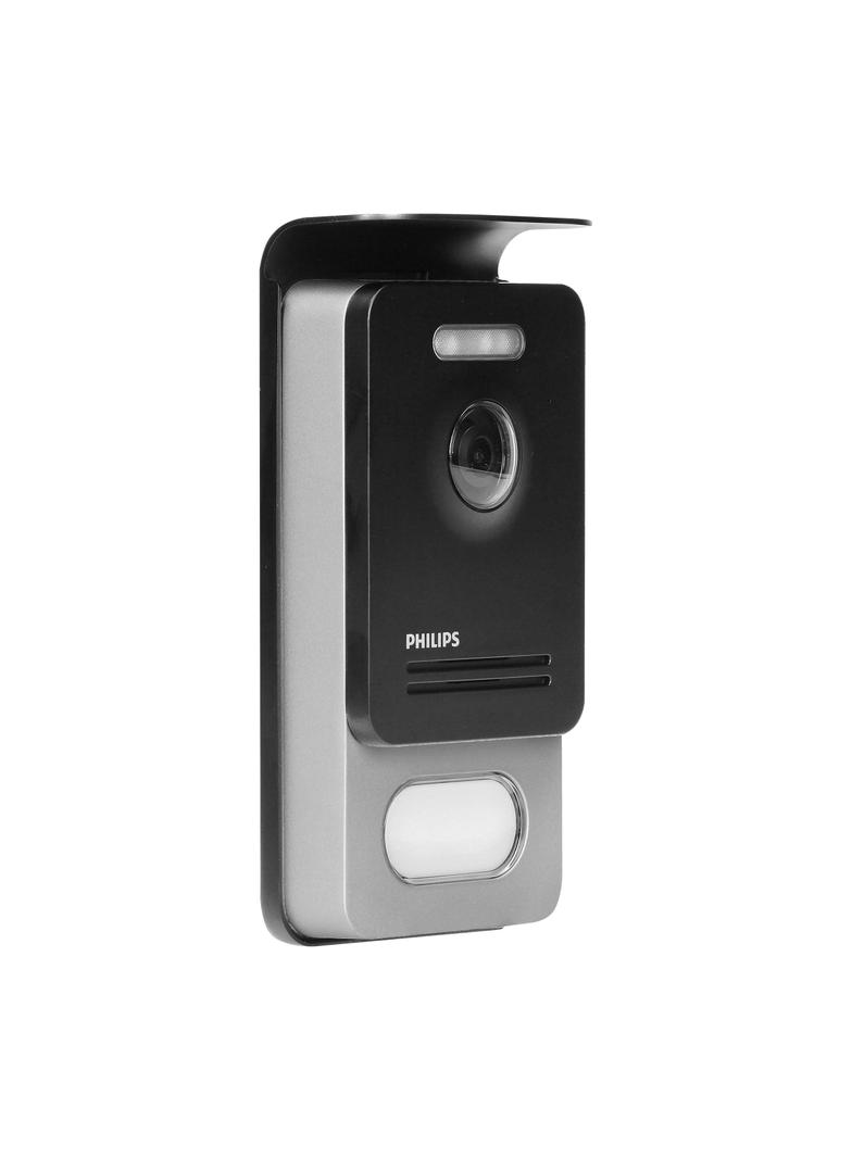 Philips WelcomeEye Compact Zestaw wideodomofonowy bezsłuchawkowy kolor LCD 4,3" menu OSD stero 53110