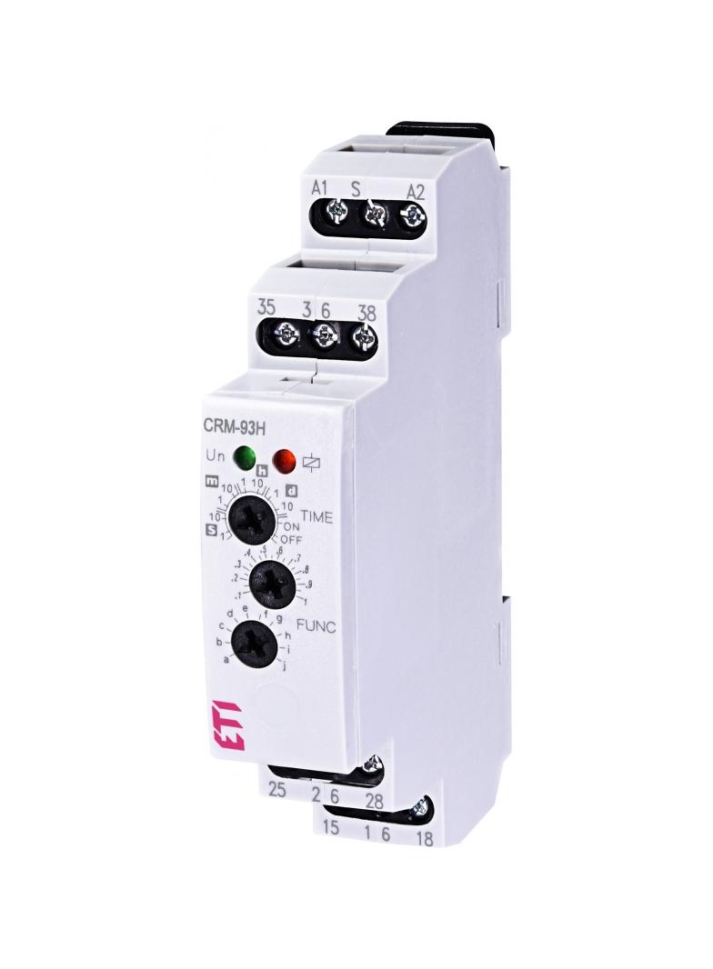 Wielofunkcyjny elektroniczny przekaźnik czasowy UNI CRM-93H UNI 002470002 ETI