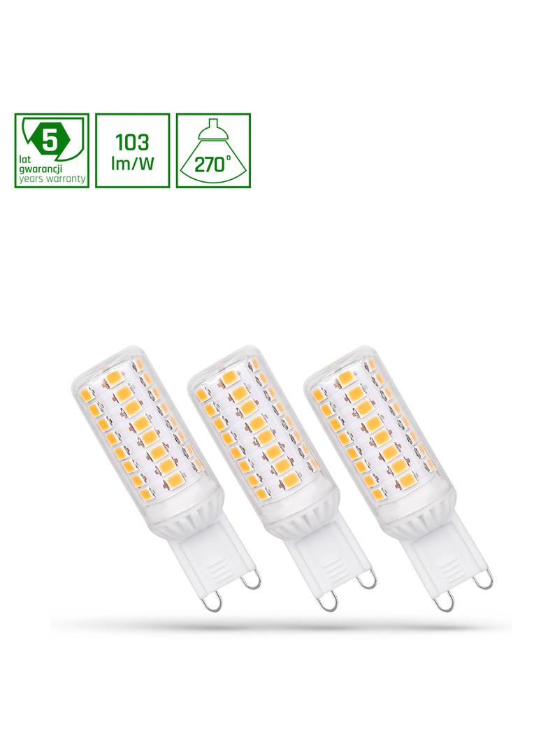 LED G9 230V 4W WW DIMMABLE SMD 5 LAT PREMIUMSPECTRUM 3-PACK