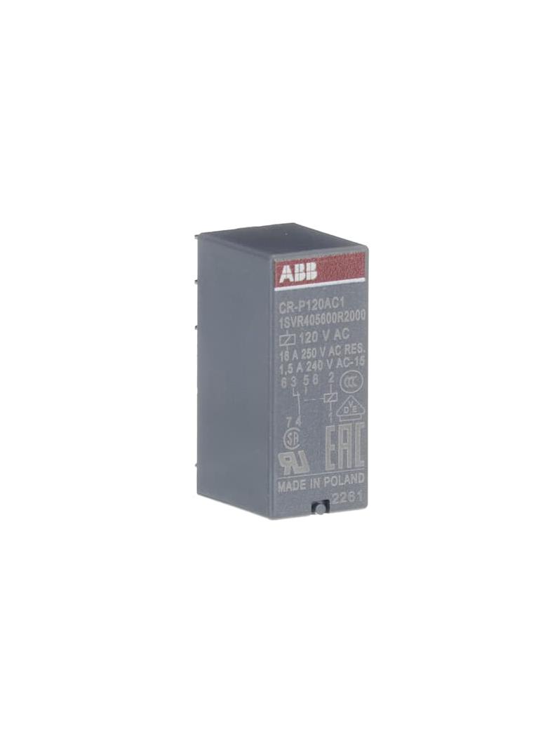 Przekaźnik CR-P120AC1, A1-A2=120V AC, 1 styk c/o 250V/16A 1SVR405600R2000 ABB