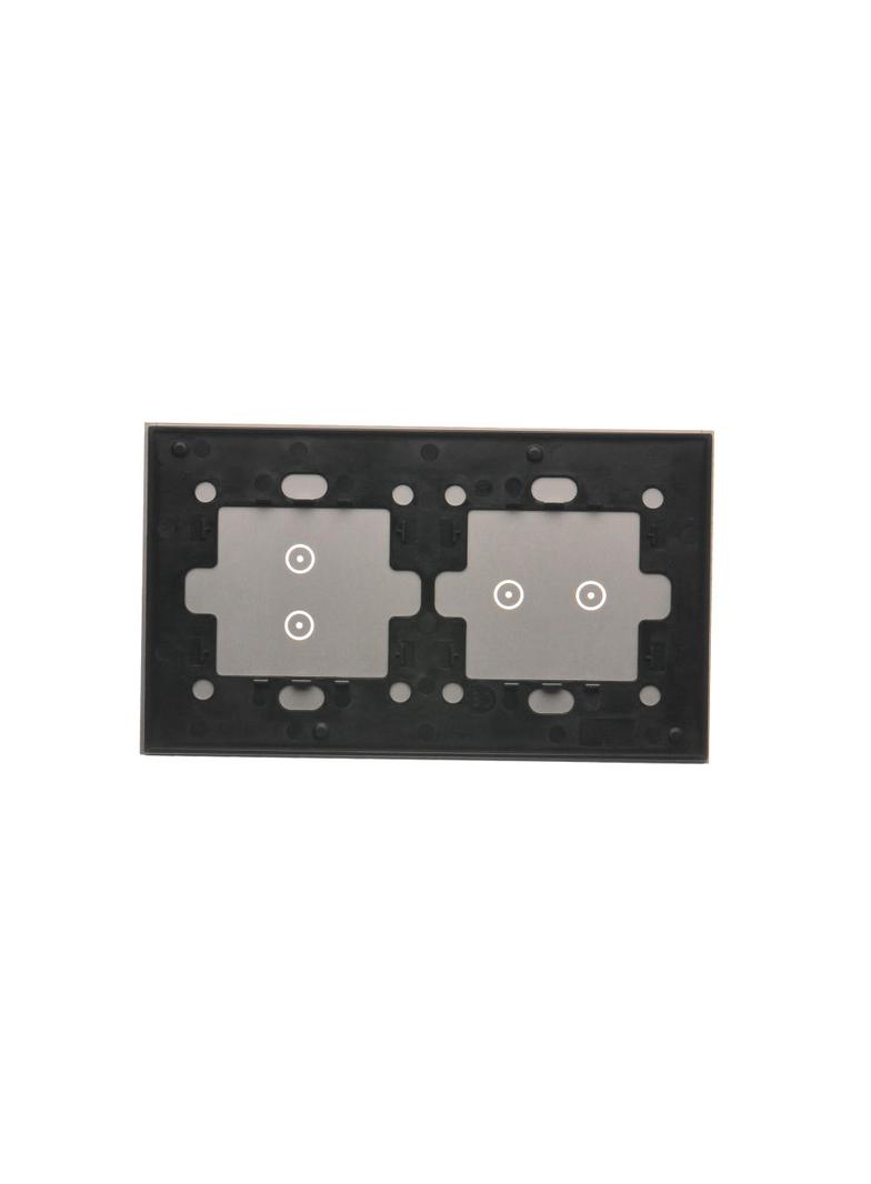 Simon 54 Touch Panel dotykowy S54 Touch 2 moduły 2 pola dotykowe poziome + 2 pola dotykowe pionowe srebrna mgła DSTR223/71 KONTAKT