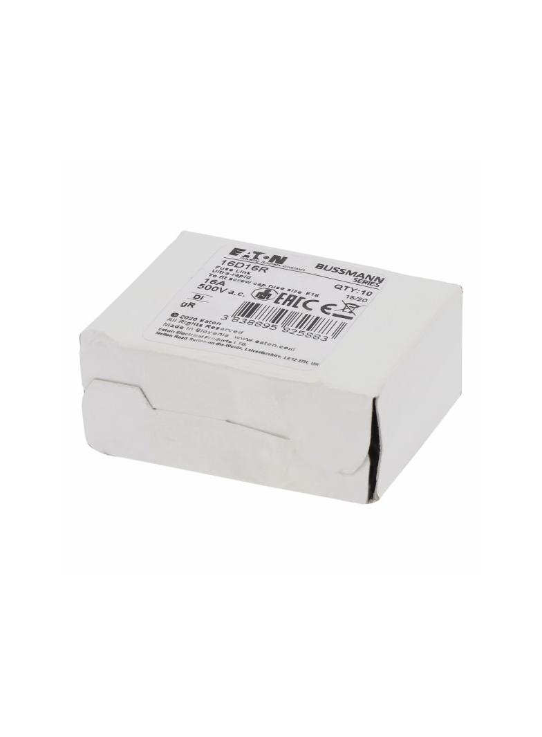 FUSE 16A DI/E16 GR 500VAC Wkładka DI 16A GR 500VAC E16 16D16R EATON