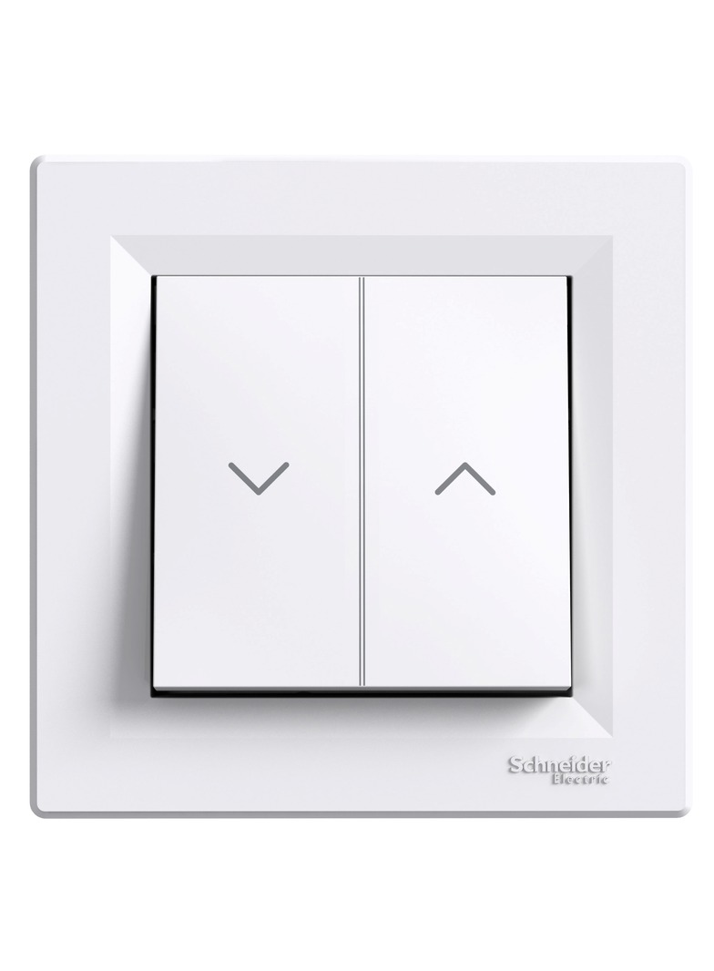 Asfora, łącznik żaluzjowy, biały