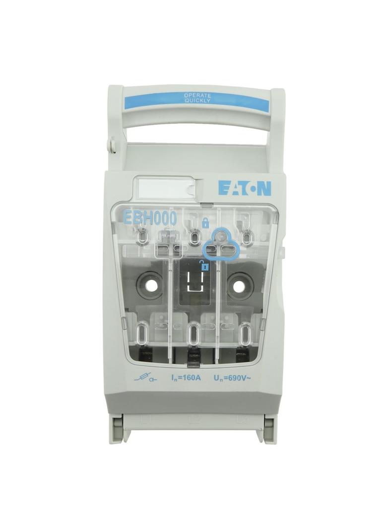 EBH000O3TM8 Rozłącznik bezpiecznikowy poziomy 160A AC 690V NH000 AC21B 3P IEC montaż śrubow EBH000O3