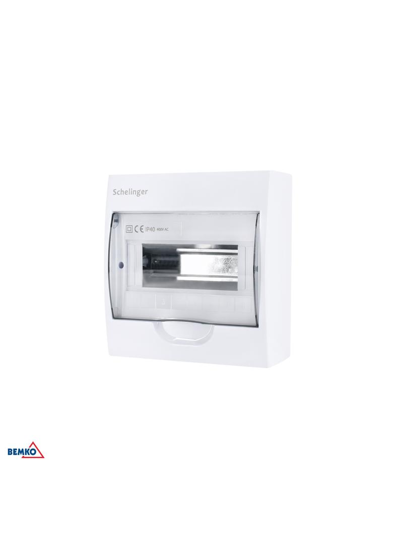 ROZDZIELNICA NATYNKOWA IP40 ZACISKI 8N+8PE 1x8P