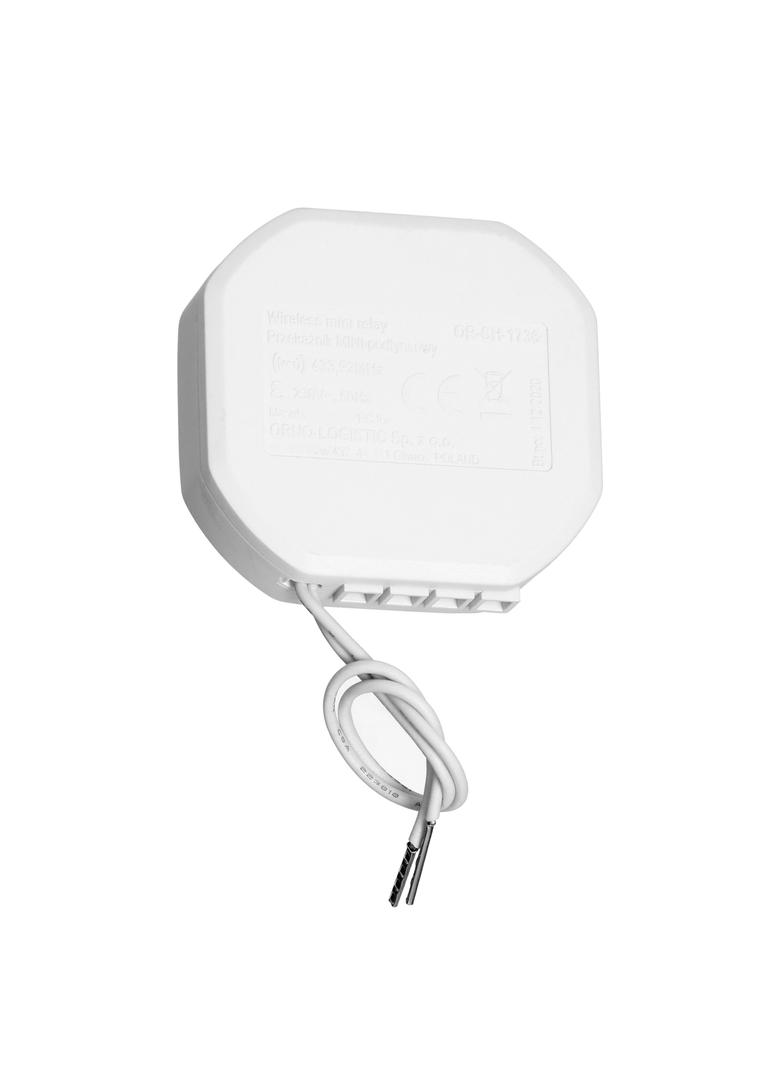 Przekaźnik podtynkowy MINI (dopuszkowy) ON/OFF sterowany bezprzewodowo,z odbiornikiem radiowym OR-SH