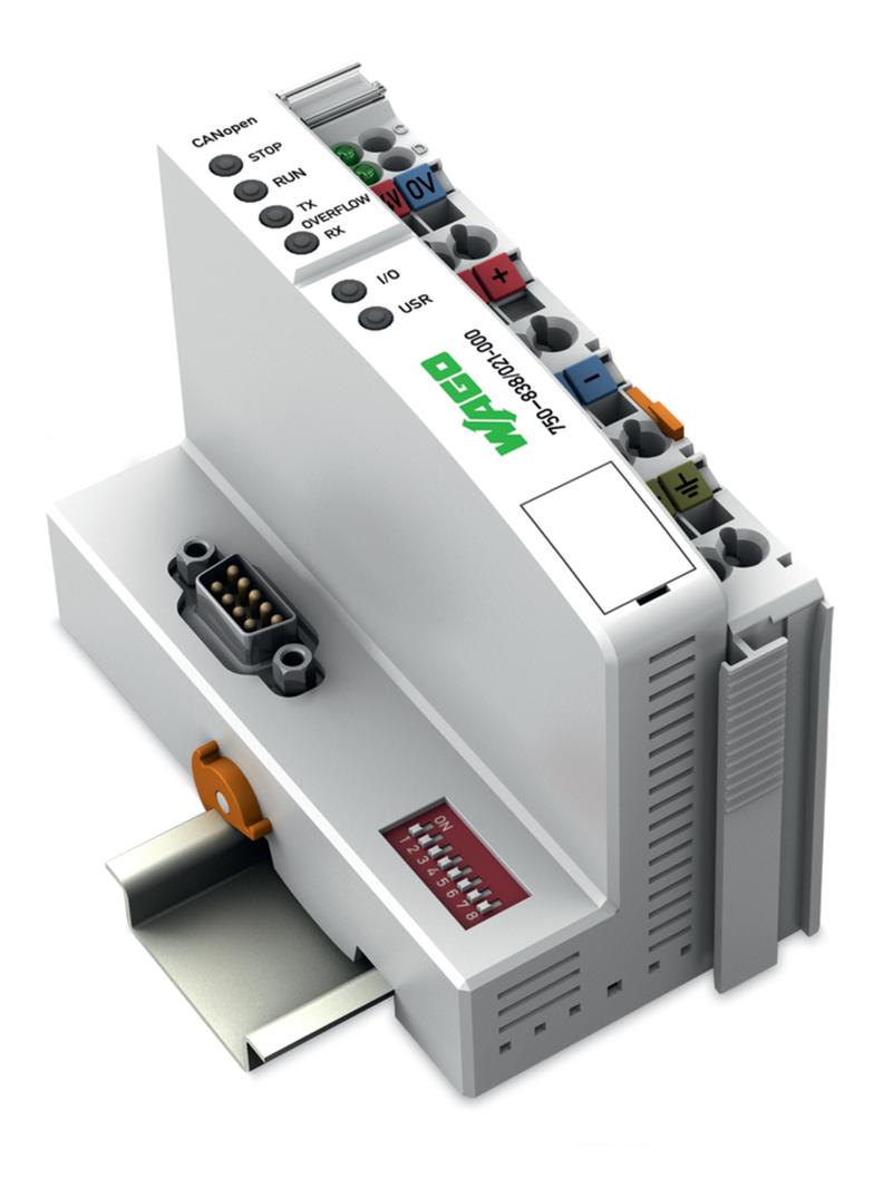 sterownik CANopen 640/832kB ze złączem D-Sub WAGO