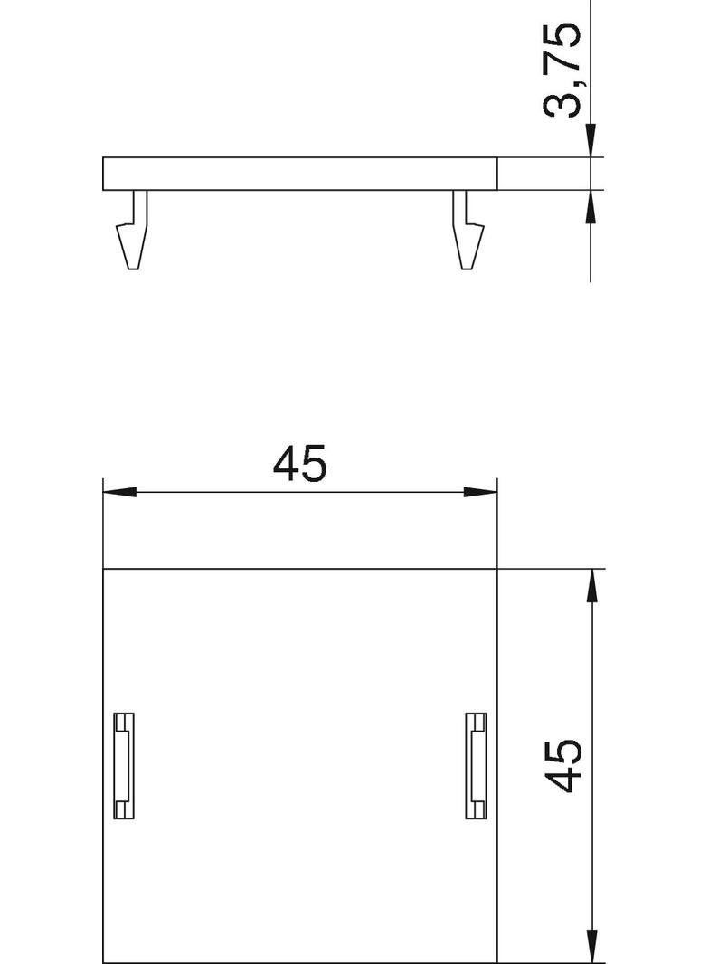 LP45, POKRYWA MASKUJĄCA