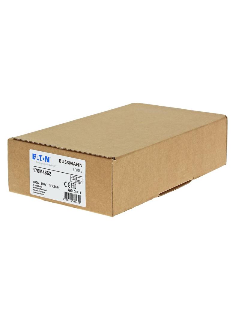 FUSE 400A 690V 1FKE/90 AR UC Wkładka szybka 400A AC 690V rozmiar 1 53x69x136 mm aR IEC UL, 170M4662