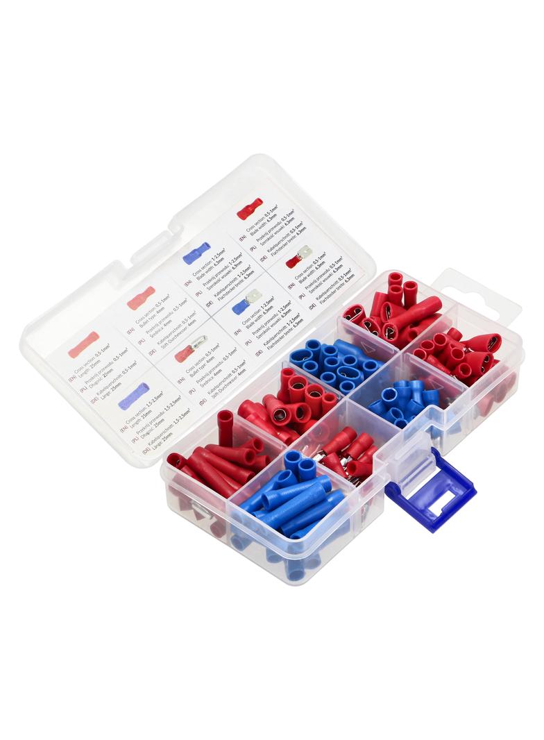 Zestaw końcówek kablowych HOBBY konektory 125szt OR-KK-8114 ORNO