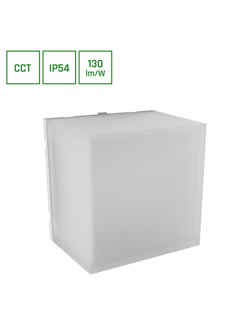 SCATOLLO 5W CCT 230V IP54 100x100x75MM BIAŁY ELEWACYJNA