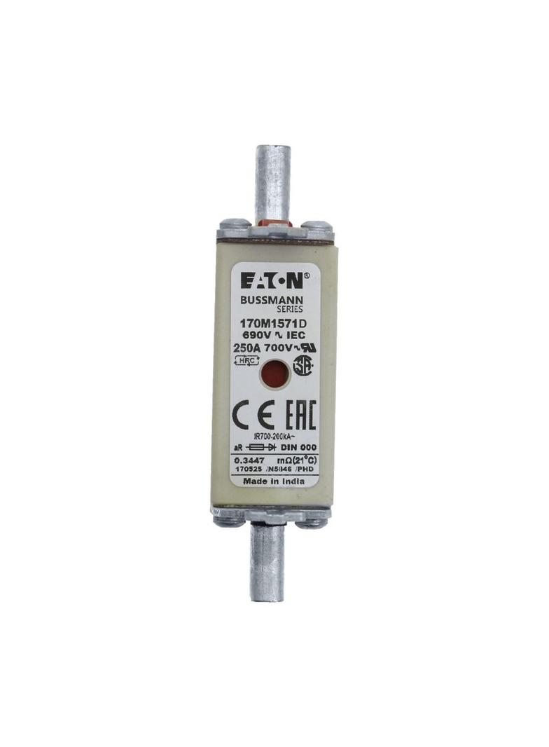 FUSE 250A 690V aR DIN 000 HSDNH Wkładka szybka 250A 690V aR DIN 000 podwójny wskaźnik 170M1571D EATO