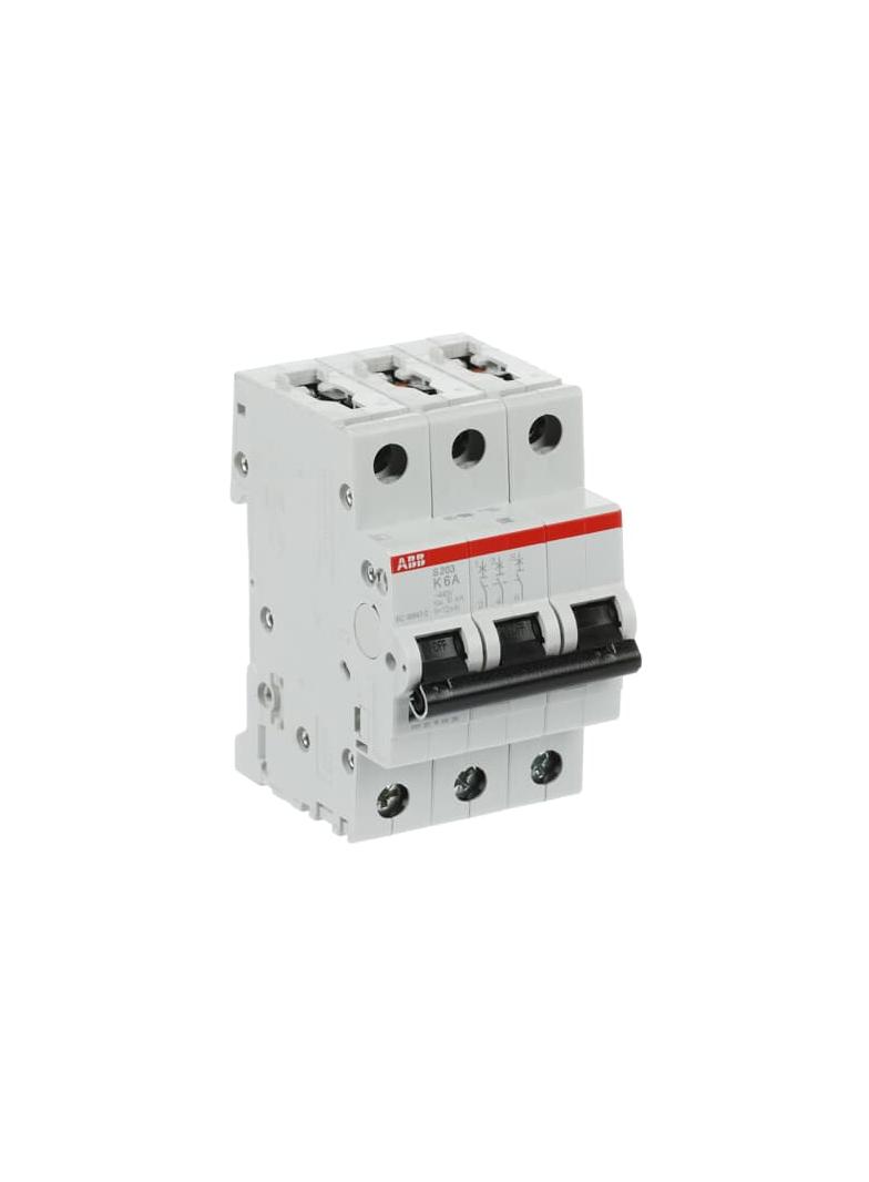 S203-K6 Wyłącznik nadprądowy 6kA 3P K6A 2CDS253001R0377 ABB