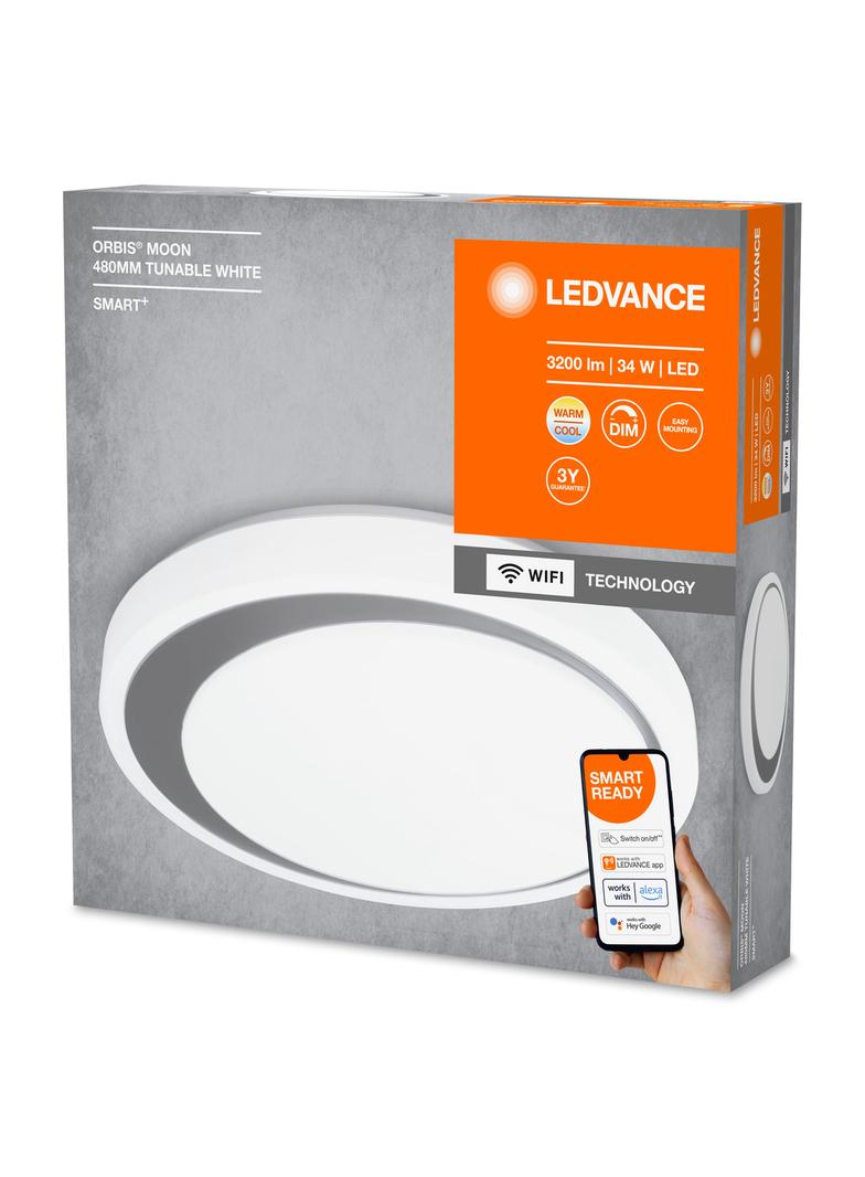 Oprawa SMART+ Orbis Ceiling Moon WIFI TW 480mm white/Grey