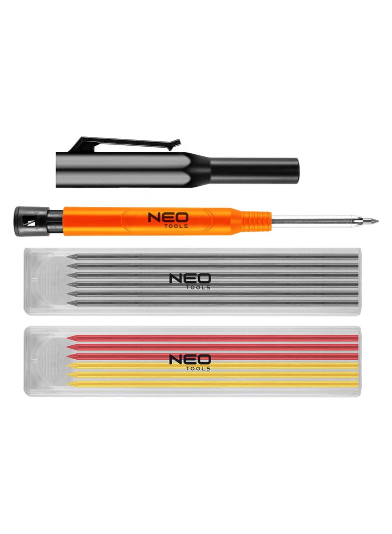 Ołówek, rysik automatyczny z temperówką plus 12 wkładów