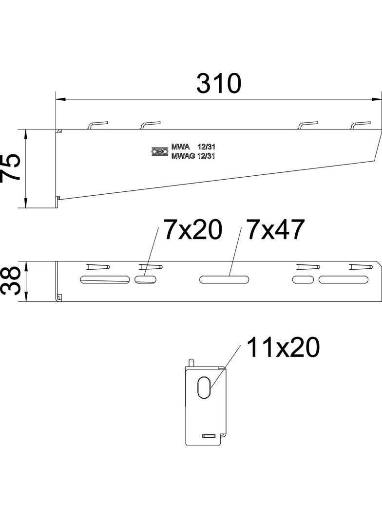 MWAG 12/31, WYSIĘGNIK MWAG 12/310 FS