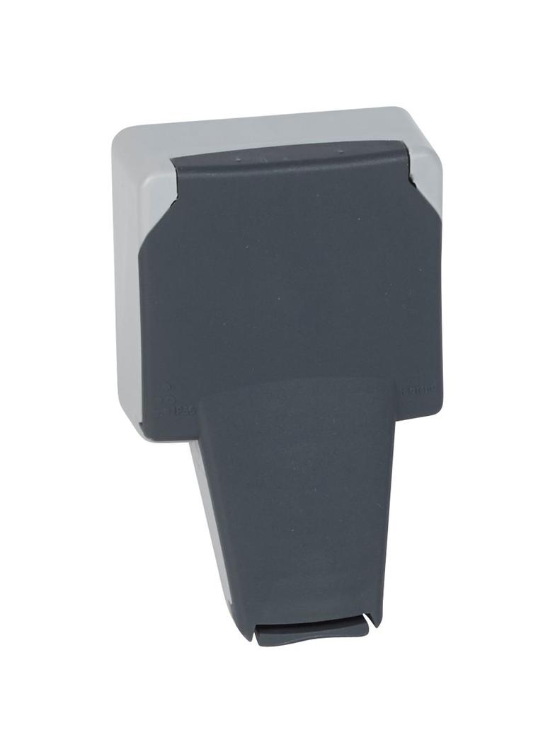 Plexo IP66 Gniazdo 2P+Z Z Klapką Blokującą Wtyczkę 16A - 250V - Mechanizm Bez Puszki 090485 LEGRAND