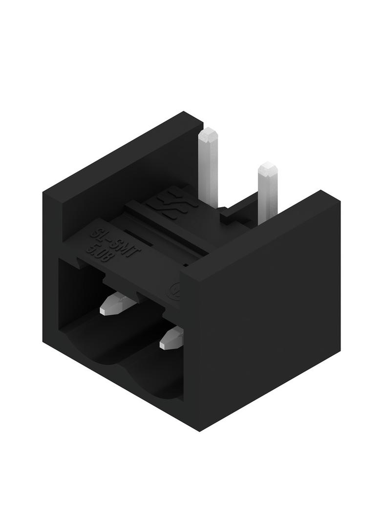SL-SMT 5.08HC/02/270GH 3.2SN BK BX Wtyki PCB (złącza płyty), 5.08 mm, Liczba biegunów: 2, kąt odejścia: 270° /100szt./ 1877370000 WEIDMÜLLER