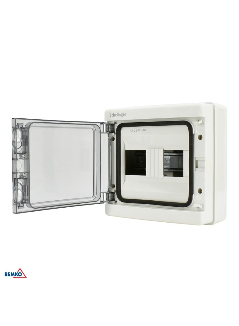 ROZDZIELNICA NATYNKOWA HERMETYCZNA IP65 ZACISKI 8N+8PE 1x8P