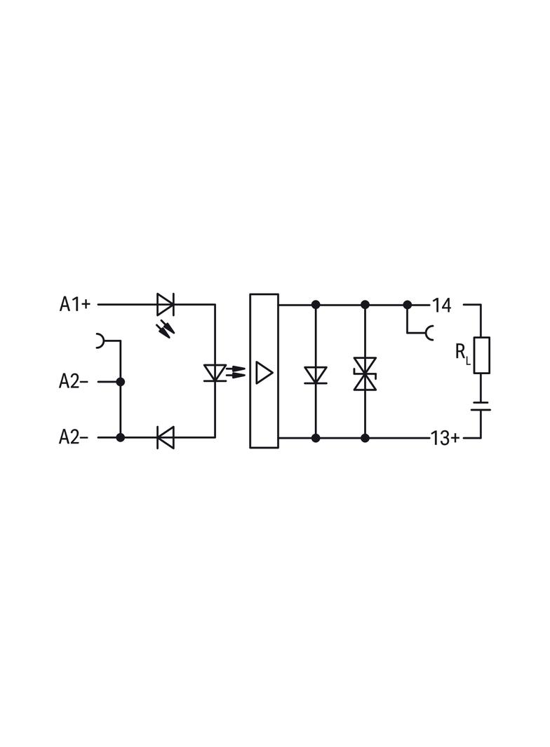 złączka z optoseparatorem 24VDC/3-30VDC/3A