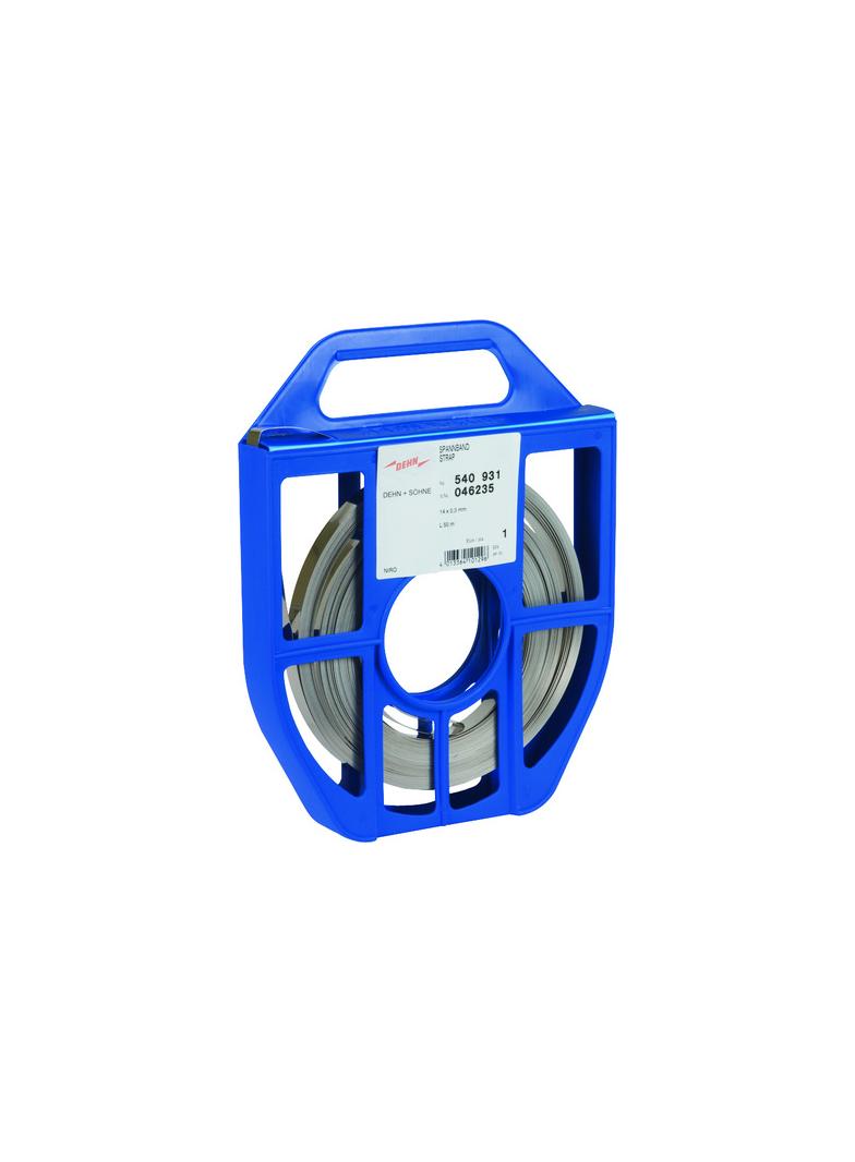 Taśma dł. 50 m, 14x0,3 mm, stal nierdzewna NIRO