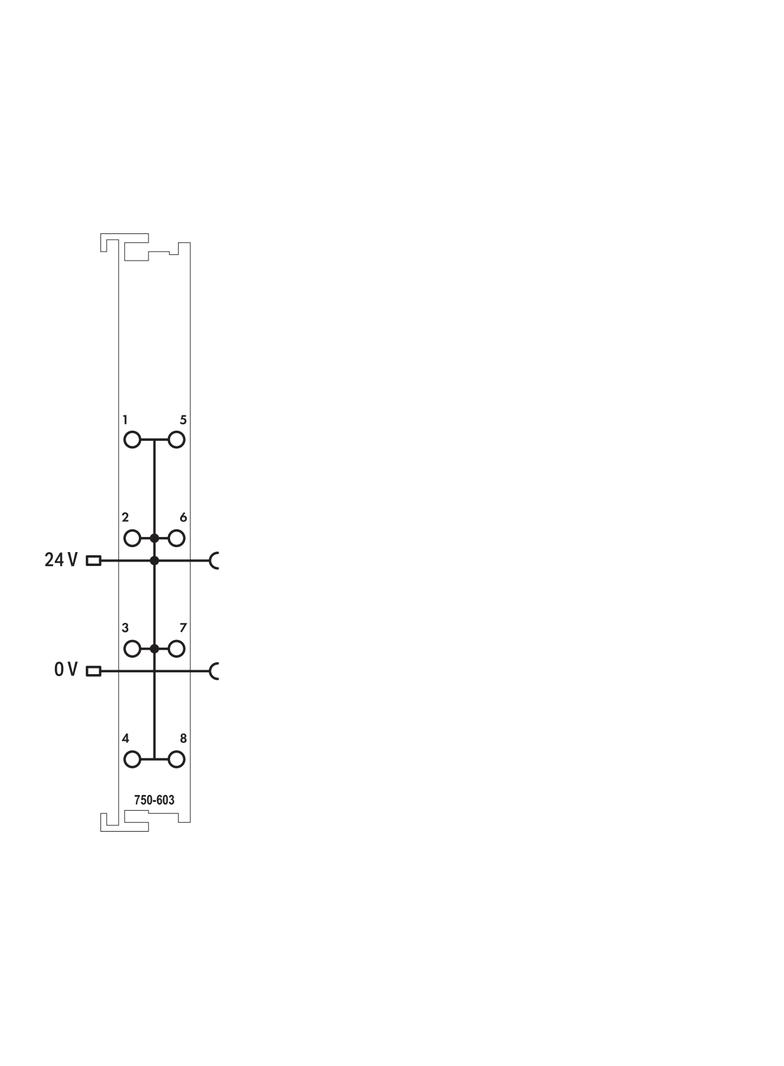 moduł z dodatkowymi zaciskami 24V DC