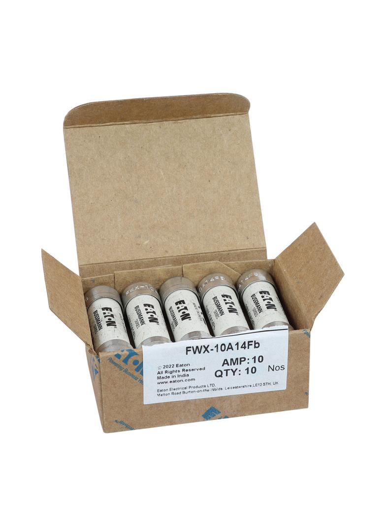 10A 250V AC 14X51mm S/COND FERRULE FUSE Wkładka szybka 10A AC 250V DC 250V 14x51 mm aR UL FWX-10A14F
