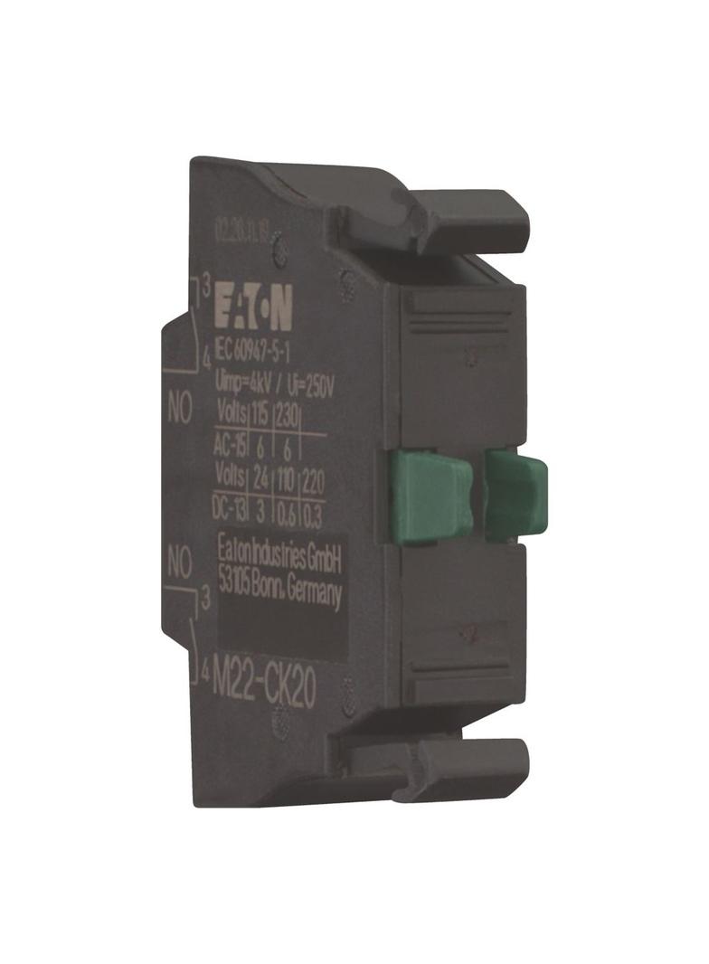 M22-CK20 Element stykowy 2Z moc przód 107898 EATON