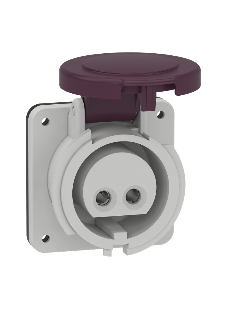 Gniazdo Pratika 20/25V, 16A, 2P, IP44