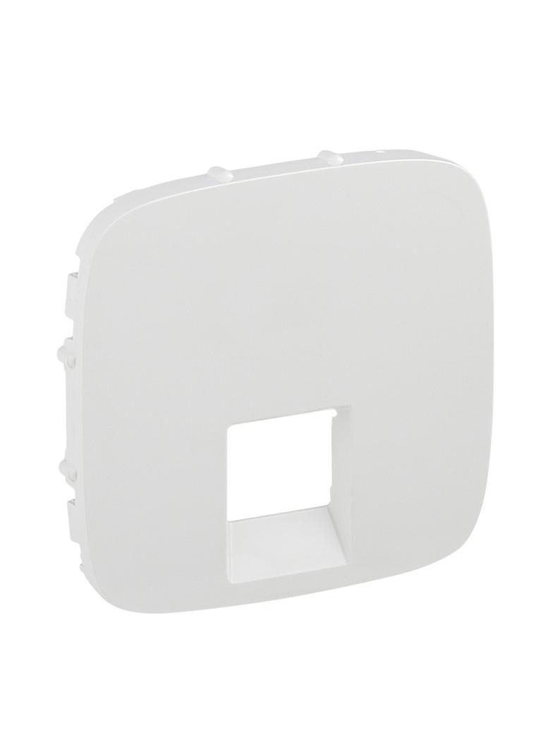 VALENA ALLURE - PLAKIETKA BIAŁA GNIAZDA POJEDYNCZEGO RJ11 LUB RJ45, Legrand