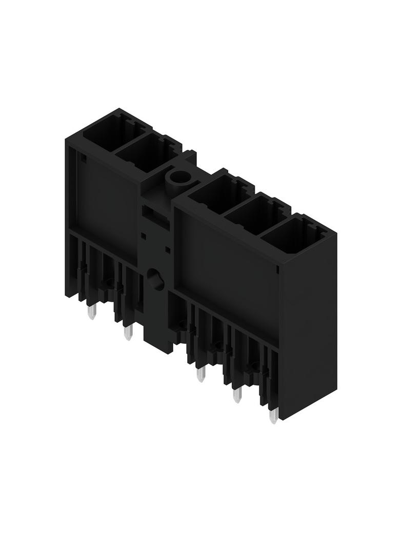 SV 7.62HP/05/180MSF3 3.5SN BK BX Wtyki PCB (złącza płyty), 7.62 mm, Liczba biegunów: 5, kąt odejścia: 180° /36szt./ 1048620000 WEIDMÜLLER