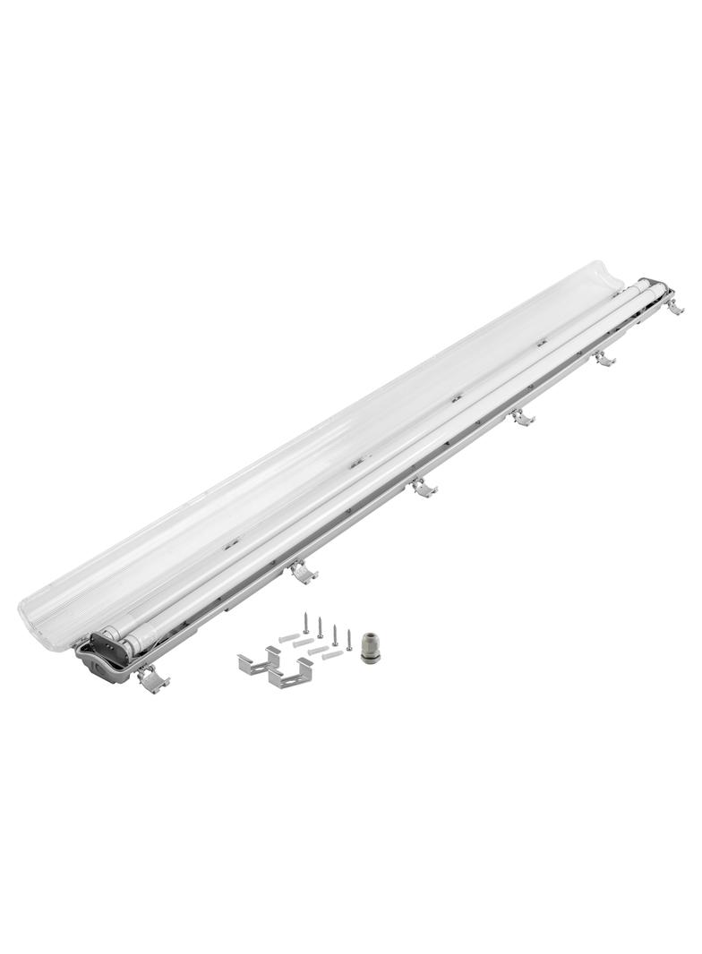 VUMBI II T8 LED 2*22W oprawa hermetyczna pod T8 LED, 4400lm, IP65, 4000K, oprawa zawiera świetlówki DS-4 ORNO